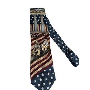 Tango Americana row crew men’s silk necktie